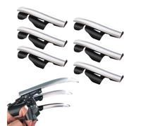 BCHKO 6 Pezzi Artigli Retrattili di Wolverine, Artigli di Plastica Espandibili per Cosplay di Wolverine per Adulti e Bambini (Argento)