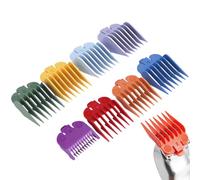 BCHKO 8 Pezzi Pettini Guida per Tagliacapelli, Set di Accessori per Regolacapelli, Pettini Limitatori per Clipper, Compatibili con la Maggior Parte dei Tagliacapelli Wahl (3mm a 25mm)