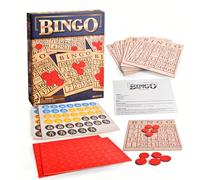 BCHKO Bingo, 1 Scatola con 60 Cartelle Bingo, Cartelle con Numeri Casuali da 1 a 75, Tombola Classica e Giochi con Numeri Tombola, Gioco da Viaggio