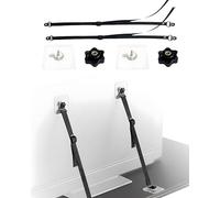 BCHKO Cinghie Antiribaltamento TV e Mobili, 2 Pezzi, Robuste e Regolabili con Ancoraggio a Parete per la Massima Sicurezza dei Bambini, Previene Cadute del Televisore.