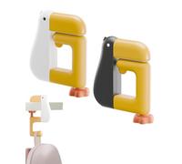 BCHKO Ganci Pinguino 2 pezzi porta borse per tavolo, robusto supporto scrivania ufficio, regolabile, portata max 4.5kg, per ristoranti, casa, mantiene la borsa pulita e sicura.