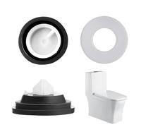 BCHKO Membrana di ingresso serbatoio 1 pezzo, guarnizione di scarico WC, disco valvola di scarico, membrana di tenuta, galleggiante, compatibile con la maggior parte delle valvole di ingresso