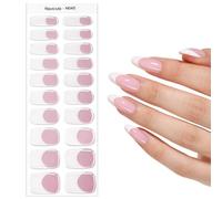 BCHKO Unghie Gel Adesive UV 20 Strisce Semi Polimerizzate per Manicure Professionale Facile e Duratura a Casa
