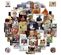 BCHMN Insegnante Meme Sticker, Adesivi 104 pezzi, meme degli insegnanti per note, adatti a tutte le età