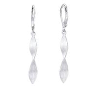 BCHMN Orecchini a Spirale Vintage in Argento per Donna, 1 Paio di Orecchini Geometrici Retrò dal Design Elegante, Accessori Moda Versatili, Include Panno per Pulizia Nero