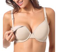 BCHRAYIUP Reggiseno Premaman Allattamento con Ferretto Imbottito a Coppa Morbida 4-E