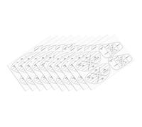 BCIOUS Confezione da 10 etichette adesive per allenamento, per l'analisi dell'oscillazione e il miglioramento della precisione dell'oscillazione