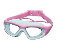 BCIOUS Occhialini da nuoto per bambini, anti-UV, regolabili, in silicone, con tappo per le orecchie, accessori per sport acquatici