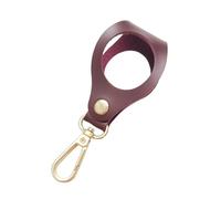 BCIOUS Piccola custodia per palline da golf, impermeabile, in pelle PU, con gancio girevole, accessorio per il golf