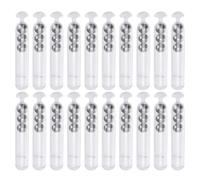 BCIOUS Set di 20 esche da pesca a mosca, sonagli, inserti per legatura di esche per creare esche per creare un suono morbido e ponderato, perline in acciaio, accessori per esche da pesca morbide e