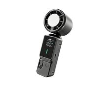 BCIOUS Ventilatore portatile da collo con 100 velocità del vento e ricarica rapida USB, per viaggi, palestra, pendolari quotidiani, ventilatore da ghiaccio indossabile