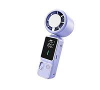 BCIOUS Ventilatore portatile da collo con 100 velocità del vento e ricarica rapida USB, per viaggi, palestra, pendolari quotidiani, ventilatore da ghiaccio indossabile