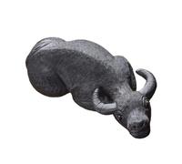 BCJMKDX Animali da tè in Argilla Viola. Divertente Statuetta Ornamentale a Forma di Bufalo in Argilla Viola, for Il tè, Accessori Artigianali, Decorazioni da tavola e Regali.(A)