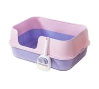 BCJMKDX Armadio per l'asciugatura degli Animali Domestici, Lettiera for Gatti, lettiera for Semi-Chiusa, for Staccabile, Toilette for Gattini(Purple One Size,Purple)