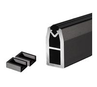 BCJMKDX Aste per armadi. Asta appendiabiti in metallo for appendere i vestiti, barra appendiabiti for casa e ufficio con accessori completi(Grey,130cm(4.26ft))