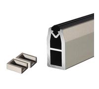 BCJMKDX Aste per armadi. Asta appendiabiti in metallo for appendere i vestiti, barra appendiabiti for casa e ufficio con accessori completi(Champagne,60cm(1.96ft))