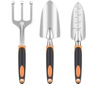 BCJMKDX Attrezzi da Giardinaggio, Set di Attrezzi da Giardinaggio antiruggine - Attrezzi da Giardinaggio Resistenti for Interni ed Esterni - Regalo Perfetto for giardinieri, Uomini e Donne