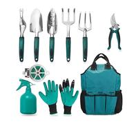 BCJMKDX Attrezzi da Giardinaggio, Set di Attrezzi da Giardinaggio antiruggine, for Interni ed Esterni, Ideale Come Regalo for Uomini e Donne.
