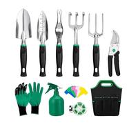 BCJMKDX Attrezzi da Giardinaggio, Set di Attrezzi da Giardinaggio antiruggine, for Interni ed Esterni, Ideale Come Regalo for Uomini e Donne.