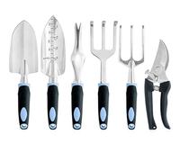 BCJMKDX Attrezzi da Giardinaggio, Set di Attrezzi da Giardinaggio antiruggine - Perfetto for Uso Interno ed Esterno for giardinieri, Uomini e Donne