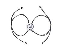 BCJMKDX Braccialetti. Bracciale for Coppia Taiji Due Pesci Totem Bagua Fatto a Mano Buona Amicizia Corda for Mano Un Paio di Abiti