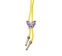 BCJMKDX Collane. Vintage Leather Cord for Men Women Butterfly Pendant Necktie Necklace