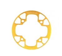 BCJMKDX Corona per Bicicletta, Anello della Catena pedivella, Corona Ruota dentata Bici da Strada Protezione Bicicletta Montagna 109bcd(Golden)