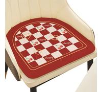 BCJMKDX Cuscino di Sostegno, Christmas-Themed Sofa|all-Season Soft Breathable Chair Pad|Modern with Non-Slip Bottom(F,45x49cm)