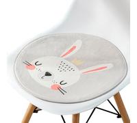 BCJMKDX Cuscino di Sostegno, Round Creative Cartoon Pattern|all-Season Soft Cozy Chair Pad|Bohemia Stylish with Non-Slip Bottom(J,33x33cm)