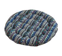 BCJMKDX Cuscino di Sostegno, Round Large Size Meditation Floor Pad|Bohemian Vintage Style all-Season|Pearl Cotton Filling for Indoor Use(Boho(b),38cm(14.9in))
