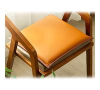 BCJMKDX Cuscino di Sostegno, Vintage Comfortables|Square Chair Pads with Zipper|all-Season Comfort Memory Foam Seat Pad(Orange,40x40cm)