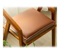 BCJMKDX Cuscino di Sostegno, Vintage Comfortables|Square Chair Pads with Zipper|all-Season Comfort Memory Foam Seat Pad(Coffee,45x45cm)