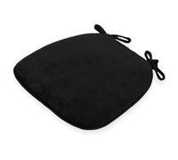 BCJMKDX Cuscino di Sostegno, with Straps And Zipper Design|High Density Sponge Fill|Corduroy Fabric Cushions with Non-Skid Backing(Black)