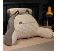 BCJMKDX cuscino per lo schienale del letto, Cuscino di supporto for la schiena della sedia da letto allevia fatica for lo schienale Cuscini soffici e comodi(Grey,65 * 45CM)