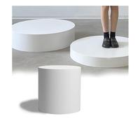 BCJMKDX Espositore a cavalletto, supporto rotondo a cilindro, espositore per abiti da sposa, portata 82 kg, display piattaforma per manichini (50 x 30 cm)