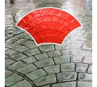 BCJMKDX Gli stampi per calcestruzzo Tappetino in Ardesia for Cemento, for passerelle, Giardini, Cortili, Fai da Te, Effetto Pietra macinata, 115 cm x 67(3 PCS)