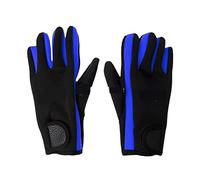 BCJMKDX guanti da pesca. Guanti da sub caldi in neoprene da 1,5 mm for uomo e donna, for windsurf, surf, pesca subacquea, snorkeling e nautica, antiscivolo(Blue Black,S)