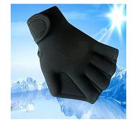 BCJMKDX guanti da pesca. Sport acquatici Snorkeling Resistenza all'acqua Pagaie palmate Accessori for immersioni Nuoto Guanti palmati Guanti Pagaie(Nero)