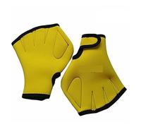 BCJMKDX guanti da pesca. Sport acquatici Snorkeling Resistenza all'acqua Pagaie palmate Accessori for immersioni Nuoto Guanti palmati Guanti Pagaie(Giallo)