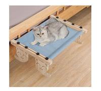 BCJMKDX Letti per Gatti in Legno. Amaca for Gatti da Interno, Divano Letto for Finestra da Balcone, amache for Letti sospesi for Gatti, Letto for Gatti da Terra con Fibbia Regolabile
