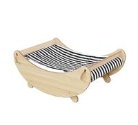 BCJMKDX Letti per Gatti in Legno. Cuccia for Gatti da Interno, Amaca for Gatti da Pavimento, Ripiani di Sicurezza for Gatti, Seduta salvaspazio for Gatti di Grandi Dimensioni montata su Finestra.(B)