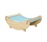 BCJMKDX Letti per Gatti in Legno. Cuccia for Gatti da Interno, Amaca for Gatti da Pavimento, Ripiani di Sicurezza for Gatti, Seduta salvaspazio for Gatti di Grandi Dimensioni montata su Finestra.(4)