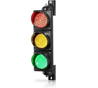 BCJMKDX luci di Segnalazione Stradale per Esterni. Lampada semaforica Industriale a LED IP65 da 100 mm, Luce Stop And Go in plastica for PC, di Segnalazione Rossa, Gialla e Verde Facile installare