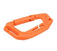 BCJMKDX Moschettone da Alpinismo, Climbing Carabiner Tactical Carabiner Clip 10PCS D-Ring High Strength Plastic Hook Keychain Buckle Hook for Outdoor Climbing