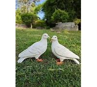 BCJMKDX Ornamento Feng Shui. Statue da Esterno for Giardino, Portico Anteriore, Simulazione di Animali, Decorazione Creativa, Scultura Colomba della Pace, Tetto del Balcone