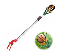 BCJMKDX Raccoglitore di Frutta, Palo in Alluminio Regolabile da 39"-59", Strumento for la Raccolta di Alberi da frutto Multipli, Raccoglitore di Frutta for Mele, Arance, Facile da Usare