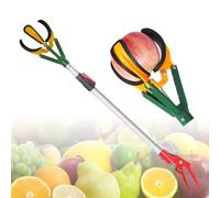 BCJMKDX Raccoglitore di Frutta, Raccoglifrutta telescopico da 39" a 59", con Copertura Antiscivolo, raccoglifrutta for pere, Arance, Albicocche, Lime, nettarine