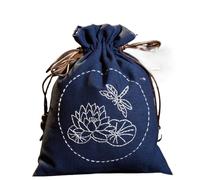 BCJMKDX Ricamo, Kit da Ricamo, Kit for Borsa Cucito ad ago(Color 18,Without Hoop)