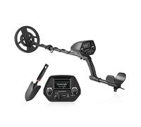 BCJMKDX Rilevatore di Metalli, Metal Detector for Adulti, cercametalli sotterraneo, cercaoro, cercatesori, Strumento Portatile for la rilevazione di Metalli(White)