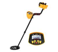 BCJMKDX Rilevatore di Metalli, Metal Detector sotterraneo Professionale Portatile Lunghezza Regolabile for Adulti e Bambini